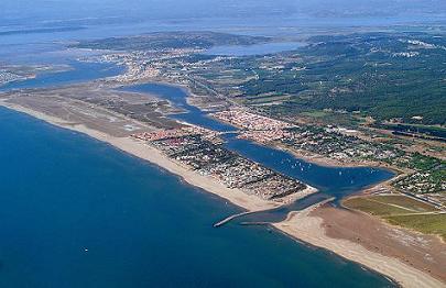Vue aérienne des Ayguades